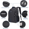 image:imageKROSIAS School Backpack for Men and Women College Bookbag for Teens Boys Students 156 inch Large Laptop Bag with USB Port for Work Business Travel Black
