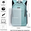 image:imageKROSIAS School Backpack for Men and Women College Bookbag for Teens Boys Students 156 inch Large Laptop Bag with USB Port for Work Business Travel Green