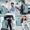 image:imageKROSIAS School Backpack for Men and Women College Bookbag for Teens Boys Students 156 inch Large Laptop Bag with USB Port for Work Business Travel Green