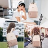 image:imageKROSIAS School Backpack for Teens Girls Cute Student Bookbag Large 156 Inch Laptop Bag Aesthetic College Backpacks for Women High School Travel Khaki BeigeBeige Khaki