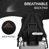 image:imageKROSIAS Travel Backpack for Women Carry On Backpack for Airplanes Flight Approved Waterproof Large Weekender Overnight Bag Fit 17 Inch Laptop Black