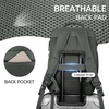 image:imageKROSIAS Travel Backpack for Women Carry On Backpack for Airplanes Flight Approved Waterproof Large Weekender Overnight Bag Fit 17 Inch Laptop with USB Charging Port Olive Green