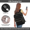 image:imageKROSIAS Travel Backpack for Women Carry On Backpack for Airplanes Flight Approved Waterproof Large Weekender Overnight Bag Fit 17 Inch Laptop with USB Charging Port Black