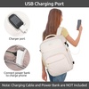 image:imageKROSIAS Travel Backpack for Women Carry On Backpack for Airplanes Flight Approved Waterproof Large Weekender Overnight Bag Fit 17 Inch Laptop with USB Charging Port Beige