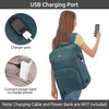 image:imageKROSIAS Travel Backpack for Women Carry On Backpack for Airplanes Flight Approved Waterproof Large Weekender Overnight Bag Fit 17 Inch Laptop with USB Charging Port Peacock Blue