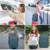 image:imageKROSIAS Travel Backpack for Women Carry On Backpack for Airplanes Flight Approved Waterproof Large Weekender Overnight Bag Fit 17 Inch Laptop with USB Charging Port Peacock Blue